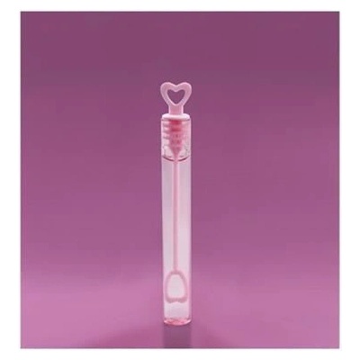 PARTYDECO Svatební bublifuk se srdíčkem RŮŽOVÝ SVATBA