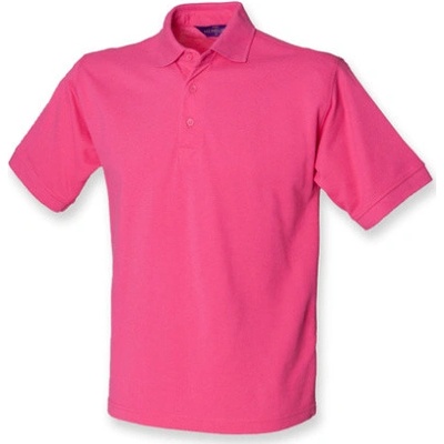 Henbury pánske polo tričko H400 fuchsia