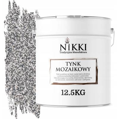 MOZAIKOVÁ OMÍTKA ŽIVIČNÁ 12,5KG VNITŘNÍ VENKOVNÍ BARVA SVĚTLE ŠEDÁ M22
