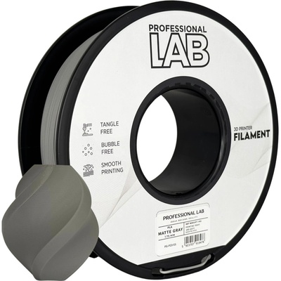 Professional Lab FG-P23-E1, 3D филамент, PLA Matte, 1, 75mm, 1000g, Сив (Grey) (FG-P23-E1)