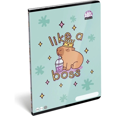 LIZZY Тетрадка с линийка LIZZYSULI A/4 32 страници 81-32 Lollipop Capybara (7500164000)