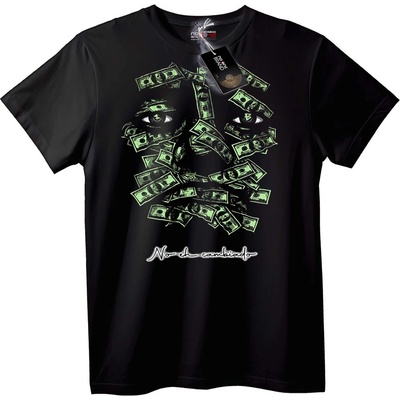 NOONEBRAND Тениска Парично Лице - L, Black