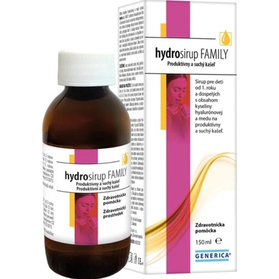 Generica Hydrosirup Family na produktívny a suchý kašeľ 150 ml