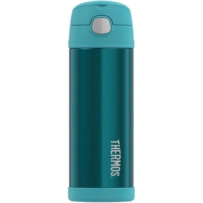 Thermos Detská termoska so slamkou Tyrkysová 470 ml