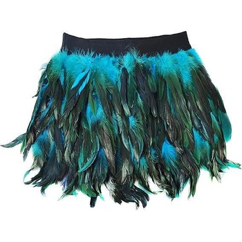 Пола с пера синьо-черно