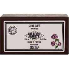 Institut Karité Shea Soap Rose hydratačné a vyživujúce tuhé mydlo s vôňou ruže 150 g