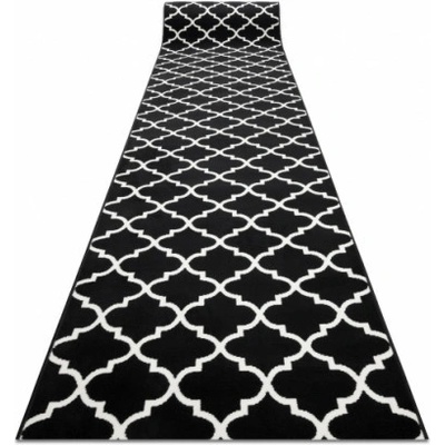 Najkoberce Morad Trelis čierny / krém metráž 60 cm