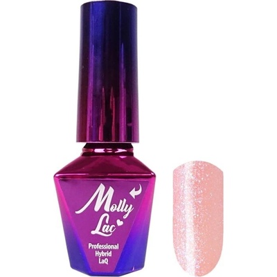 Molly Lac gél lak Bling it on! 503 Diamond Skin Ružová 5 ml