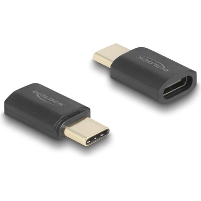 Delock USB адаптер 40 Gbps USB Type-C PD 3.1 240 W с щепсел - с втулка, порт сейвър 8K 60 Hz