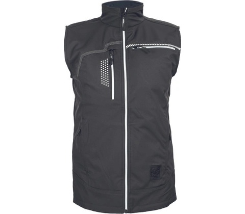 Litz Taurus softshell vesta TAURUS softshell vesta čierna