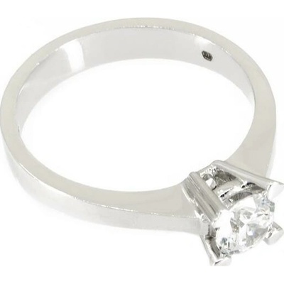 sZlato.cz 3955 Zlatý zásnubní prsten z bílého zlata