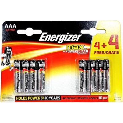 Energizer Max AAA 8 ks 961014