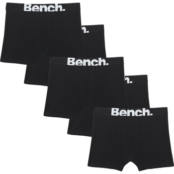 Bench Боксерки Bench Boys Pack of 5 Logo Black Trunks - Black