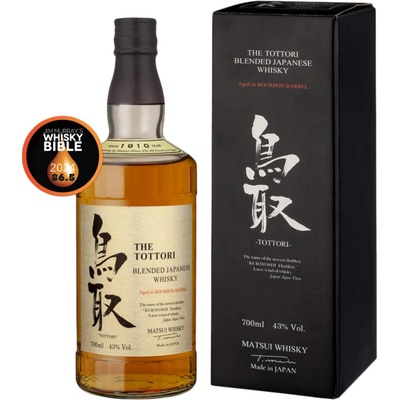 The Tottori Matsui 43% 0,7 l (čistá fľaša)