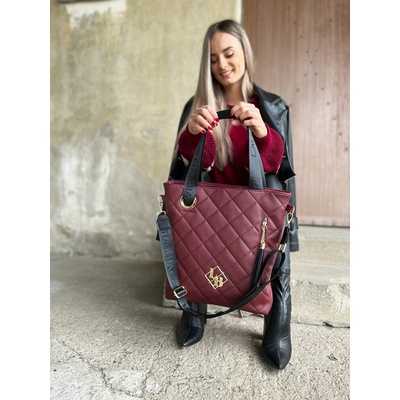 Laura Biaggi kabelka na rameno DX-322183-bordo Bordová