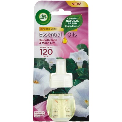 Air Wick Electric náhradná náplň Jemný satén & Mesačná ľalia 19 ml