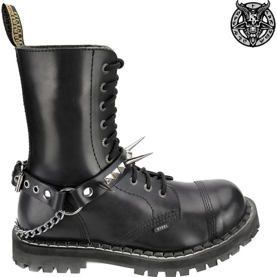 Leather & steel fashion яка (ремък за обувки) Пирамиди/шпайкове - lsf3 53