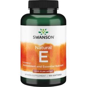 Swanson Natural Vitamin E 1000 IU [100 Гел капсули]