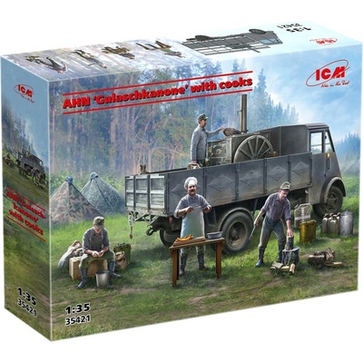 ICM AHN 'Gulaschkanone' w/ Cooks & Accessories 1:35
