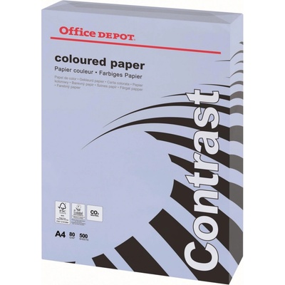 Barevný papír Office Depot Contrast A4 šeříkově fialová 80 g 500 listů