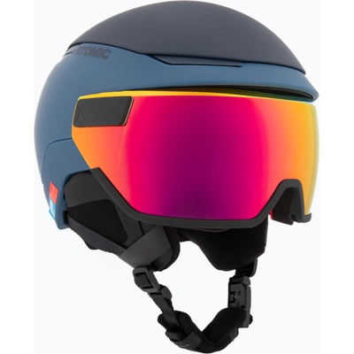 Atomic Скиорска каска Atomic Revent GT Amid Visor HD deep ocean/red hd