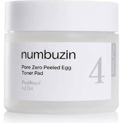 Numbuzin No. 4 Pore Zero Peeled Egg Toner Pad 190 ml