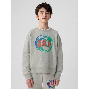 GAP Детски суитшърт с логото на GAP GAP | Siv | Момчешки | 116/122 - zoot - 61,39 лв