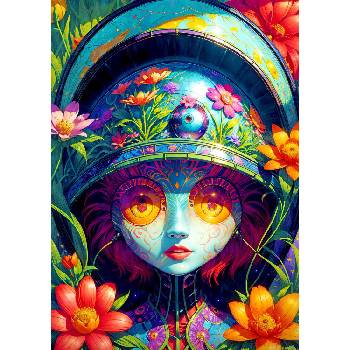 Image 1 of Enjoy - Puzzle Floral Warrior - 1 000 piese