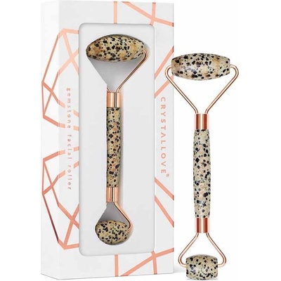 Crystallove Dalmatian Jasper Roller masážny valček na tvár