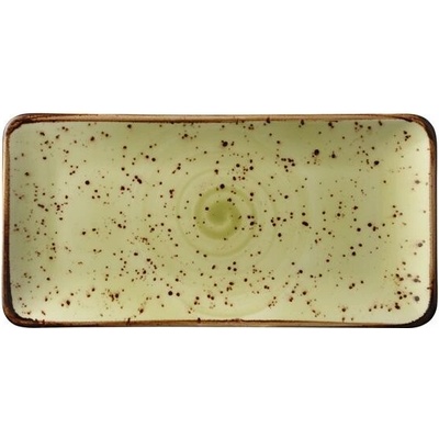 FINE DINE Obdélníkový talíř 300x150 mm, olivový Earth Colours Olive
