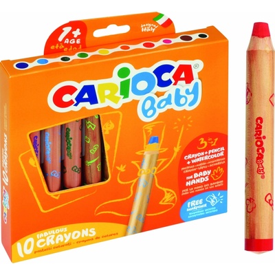 Carioca voskovky 3 v 1 10 ks