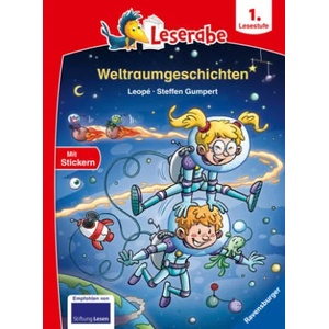 Leserabe - 1. Lesestufe: Weltraumgeschichten | Steffen Gumpert (ISBN: 9783473460274)