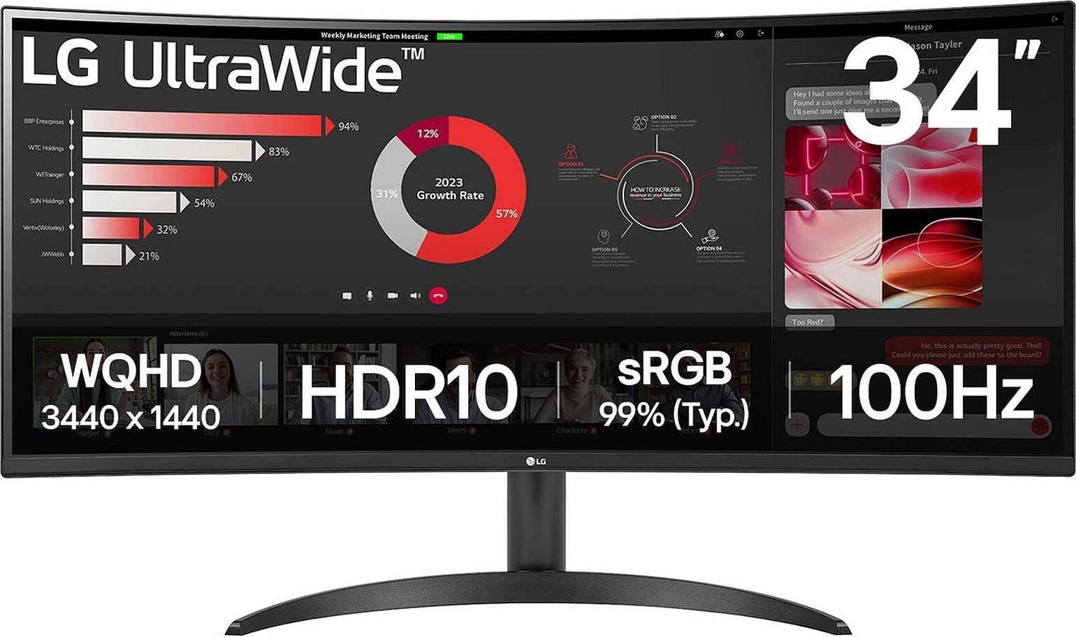 LG 34WR50QK-B