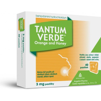TANTUM VERDE ORANGE AND HONEY ORM 3MG PAS 40