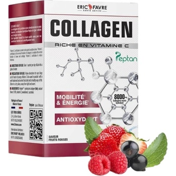 Eric Favre Collagen Peptan Sachets Powder [10 x 8.24 грама] Червени плодове