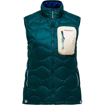 Peak Performance Дамски пухен елек Peak Performance Women's Helium Utility Down Vest Down vest - Ponderosa Pine (132-1320-0414)