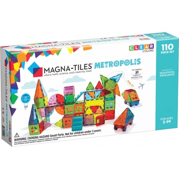 Magna-Tiles Magnetická stavebnica Metropolis 110 dielov