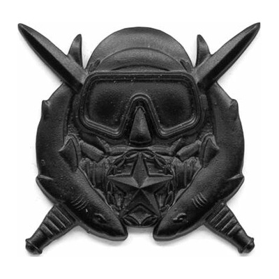 US COMBAT Odznak DIVER SUPERVISOR ČERNÝ