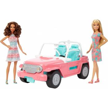 Mattel Barbie FPR59 Beach auto 2 panenky