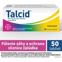 Talcid tbl.mnd. 2 x 50 x 500 mg