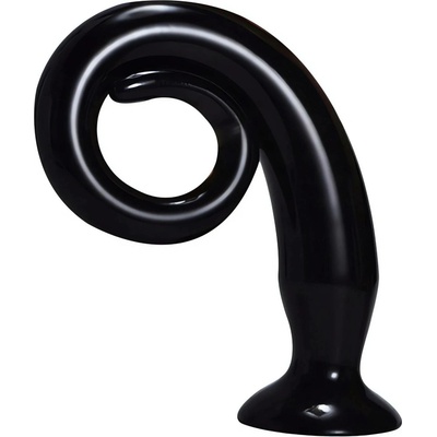 Sensual A65 Flexibilní anální dildo s přísavkou 50 cm, černá