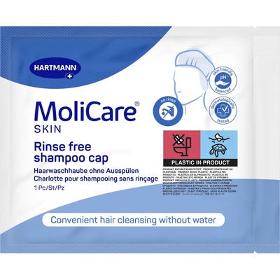 Hartmann mycí čepice se šamponem a kondicionérem čepice pro šetrné mytí 1 ks