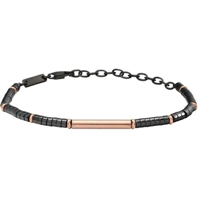 BREIL Pánský ocelový náramek s hematitem B Rocks TJ3640