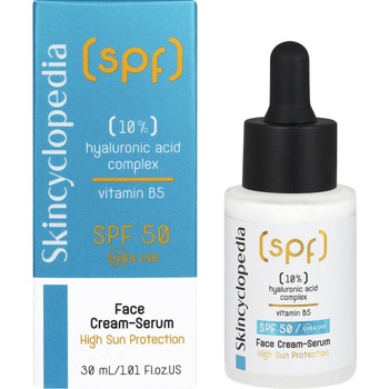 Skincyclopedia SКINCYCLOPEDIA Spf 50 Cream-Serum Hyaluron Слънцезащитен продукт дамски 30ml