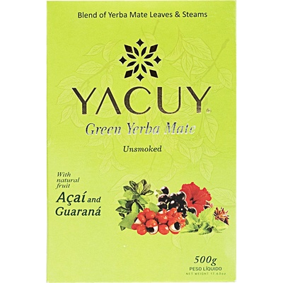 Yacuy Yerba maté Pure Leaf Acai and Guarana 500 g