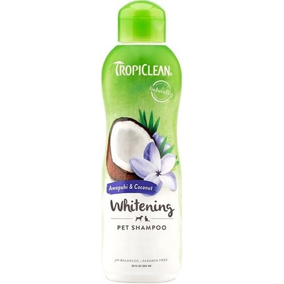 Tropiclean šampon na bílou srst zázvor a kokos 355 ml