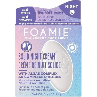 Foamie Night Recovery Solid Night Cream tuhý nočný pleťový krém 35 g