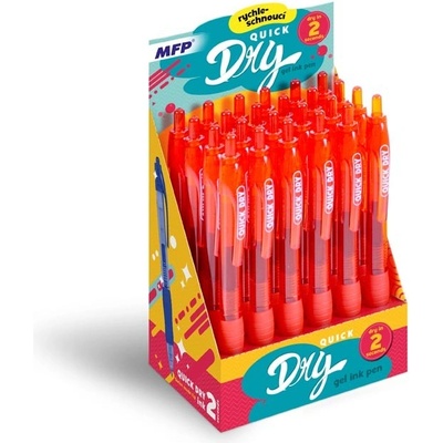 MFP 6001157 gelové pero kus QUICK DRY red červená