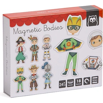 Eurekakids Магнитен пъзел Eurekakids - Супер герои, 18 части (EU1302086)