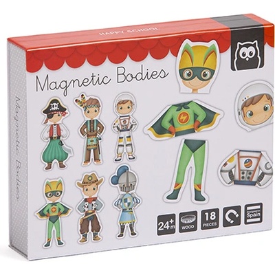 Eurekakids Магнитен пъзел Eurekakids - Супер герои, 18 части (EU1302086)